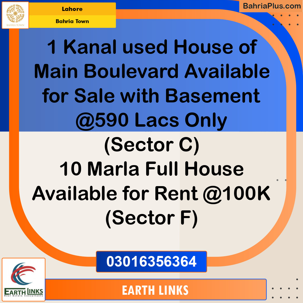 1 Kanal Residential Plot for Sale in Bahria Town, Lahore - (BP-270612)