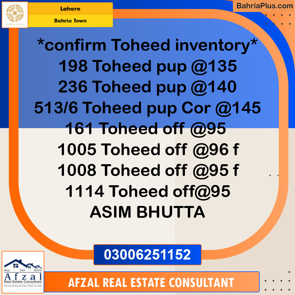 10 Marla Residential Plot for Sale in Bahria Town, Lahore - (BP-271606)