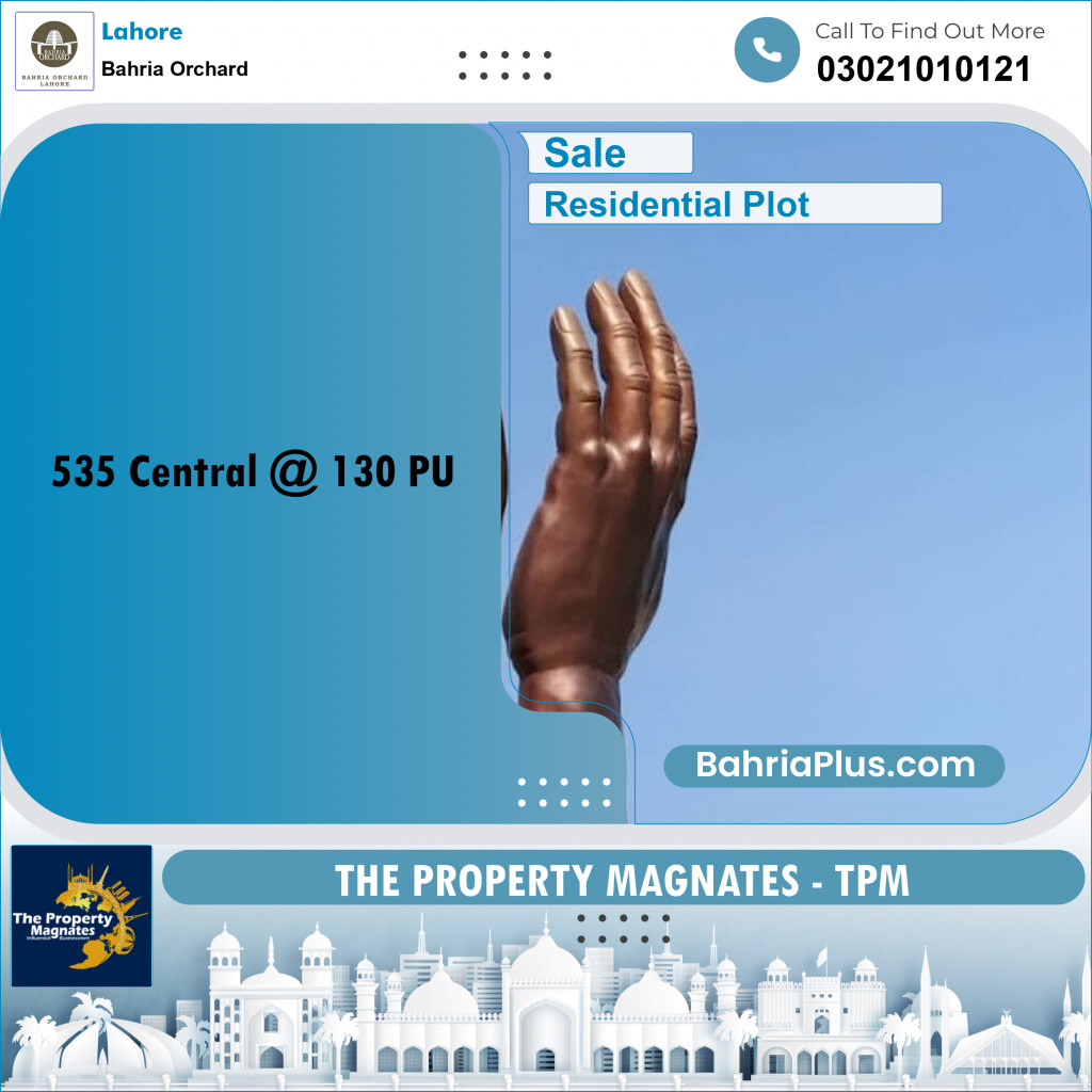 Residential Plot for Sale in Bahria Orchard, Lahore - (BP-271752)