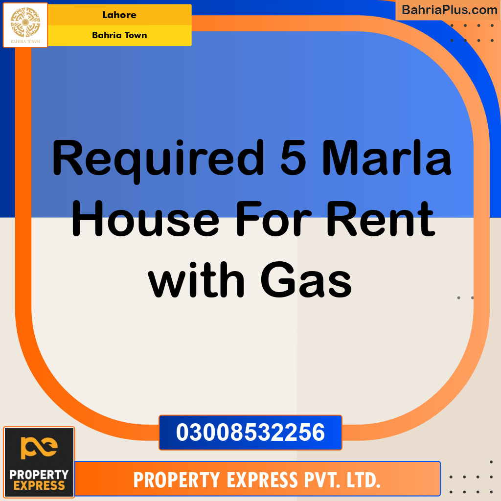 Residential House for Rent in Bahria Town, Lahore - (BP-271969)