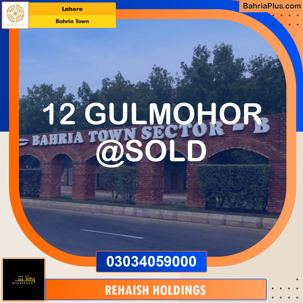 Residential Plot for Sale in Bahria Town, Lahore - (BP-272016)