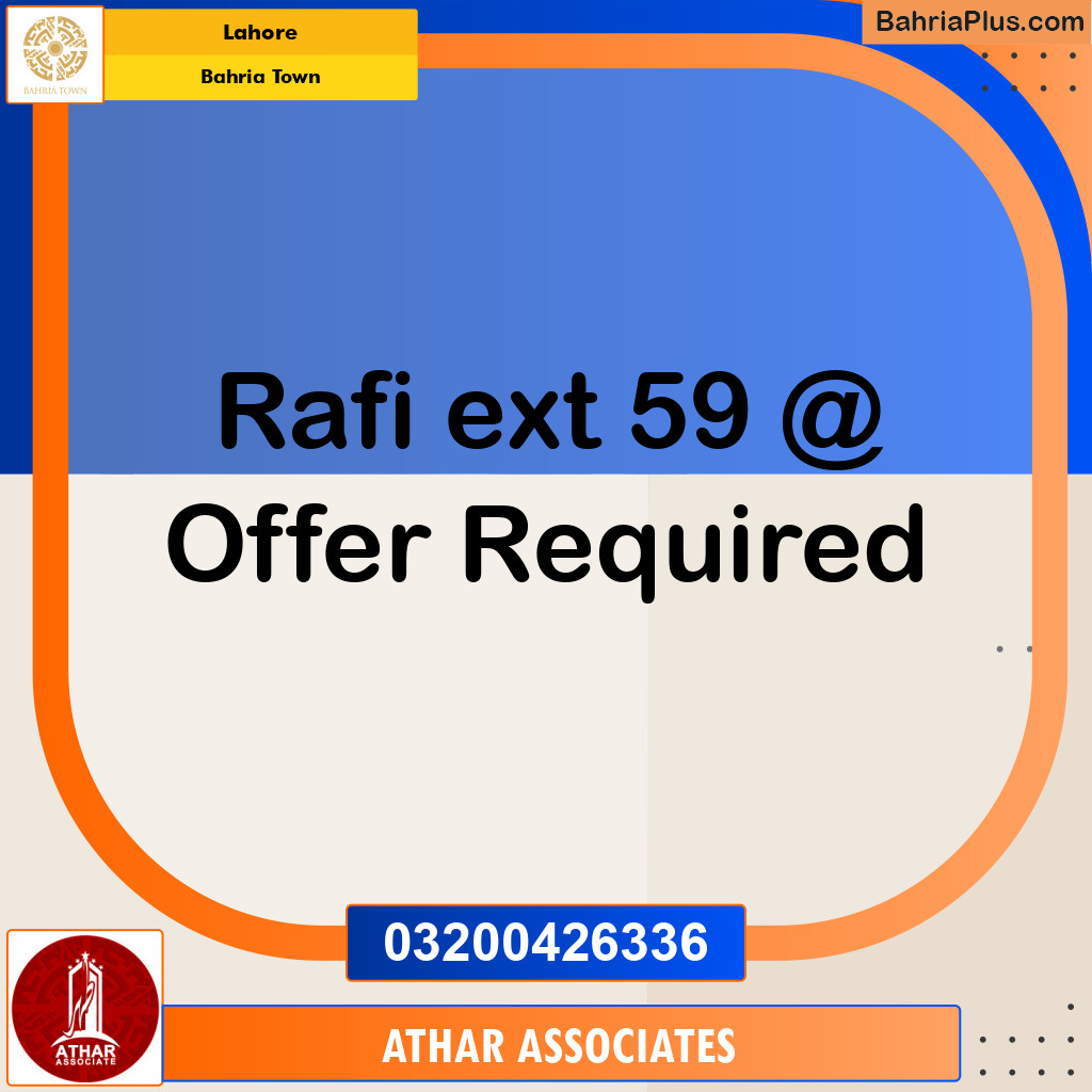 1 Kanal Residential Plot for Sale in Bahria Town, Lahore - (BP-272118)