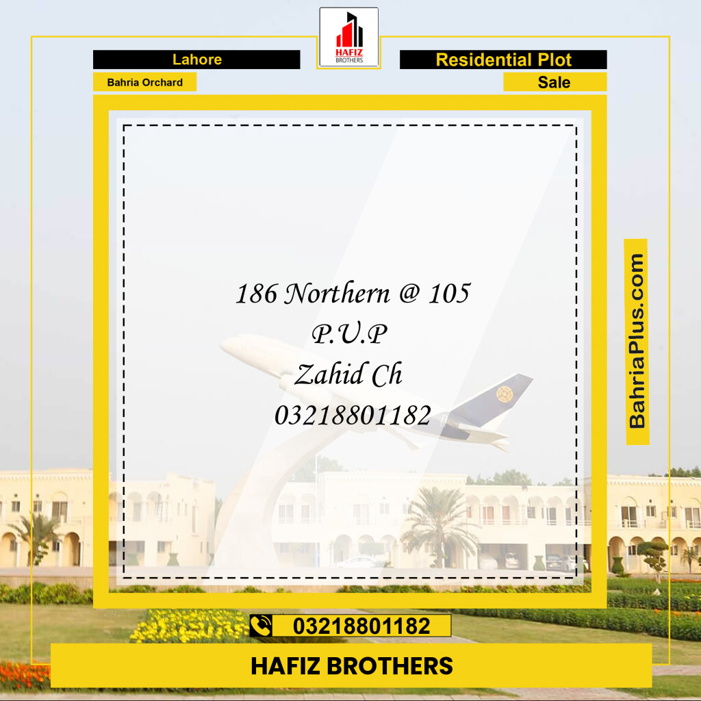 Residential Plot for Sale in Bahria Orchard, Lahore - (BP-272572)