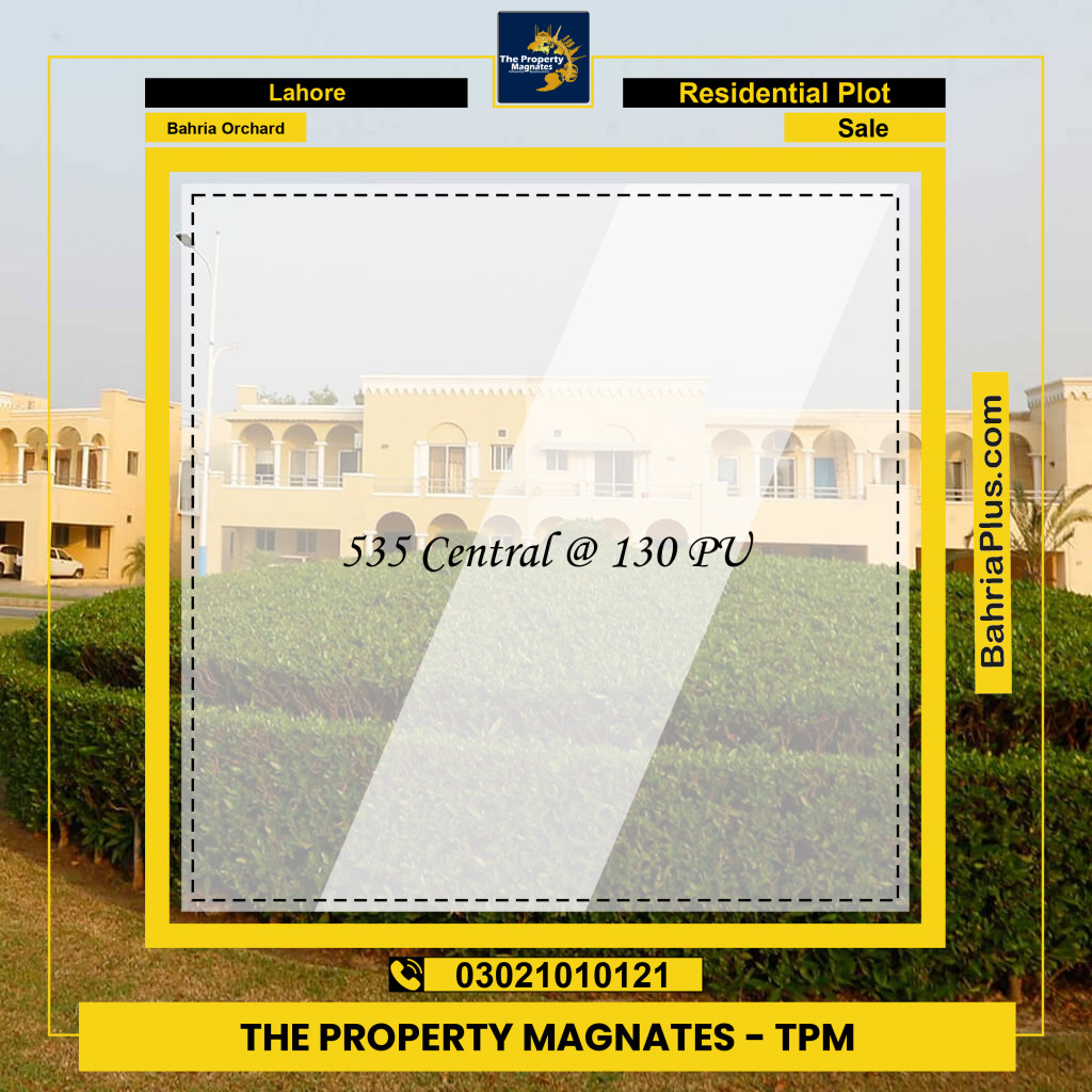 Residential Plot for Sale in Bahria Orchard, Lahore - (BP-273036)
