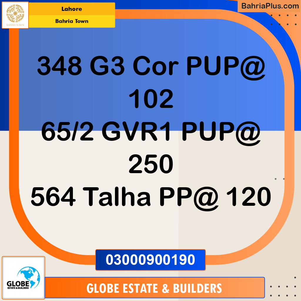 Residential Plot for Sale in Bahria Town, Lahore - (BP-273067)