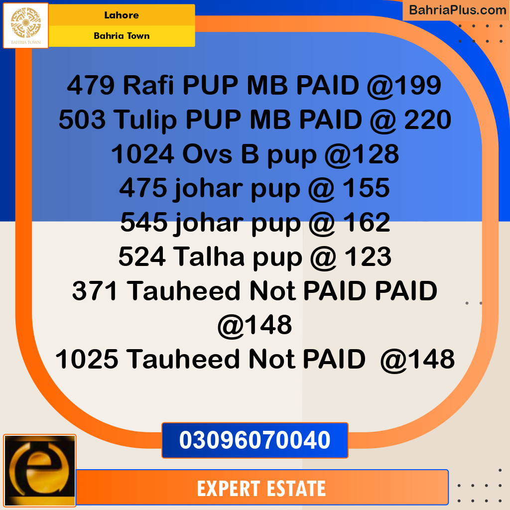 10 Marla Residential Plot for Sale in Bahria Town, Lahore - (BP-273250)