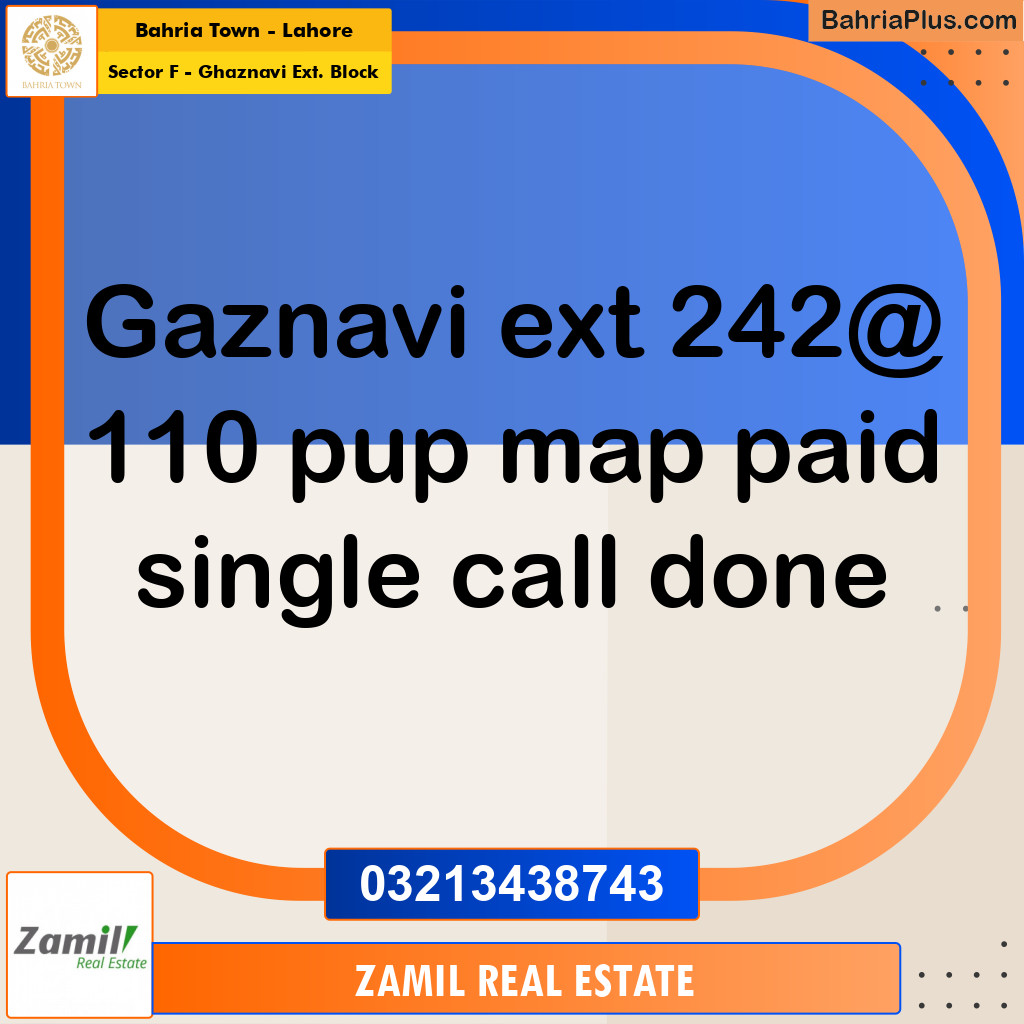 10 Marla Residential Plot for Sale in Sector F - Ghaznavi Ext. Block -  Bahria Town, Lahore - (BP-273279)