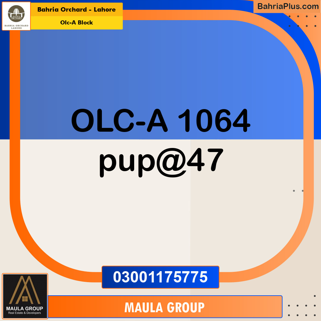 5 Marla Residential Plot for Sale in OLC-A Block -  Bahria Orchard, Lahore - (BP-273393)