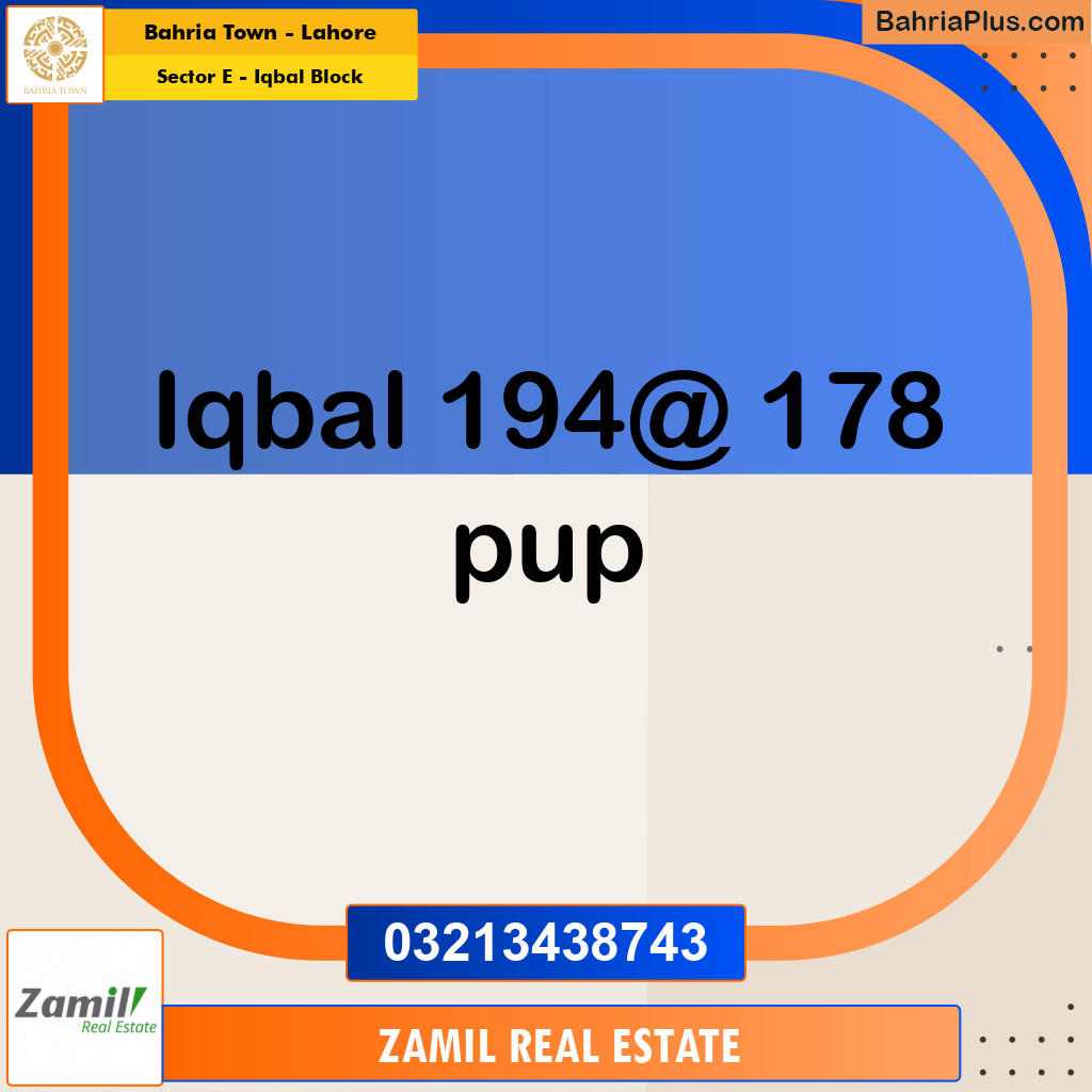 10 Marla Residential Plot for Sale in Sector E - Iqbal Block -  Bahria Town, Lahore - (BP-273433)