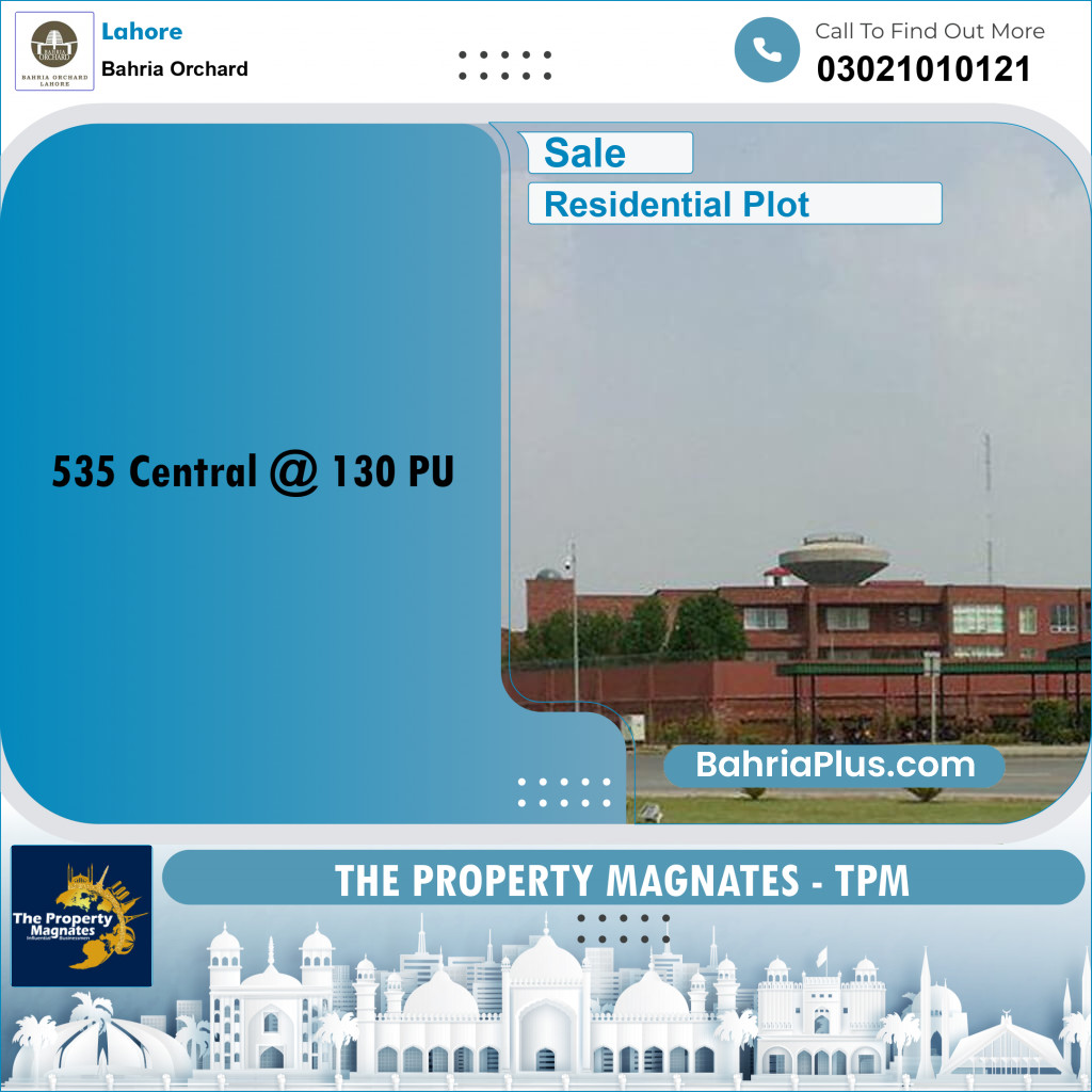 Residential Plot for Sale in Bahria Orchard, Lahore - (BP-273570)