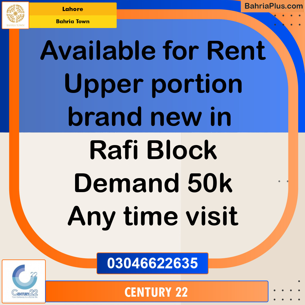 10 Marla Residential House for Rent in Bahria Town, Lahore - (BP-273698)