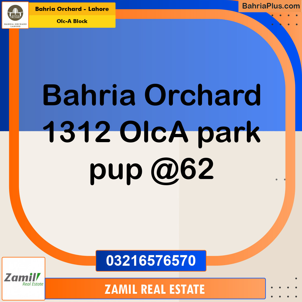 5 Marla Residential Plot for Sale in OLC-A Block -  Bahria Orchard, Lahore - (BP-273906)