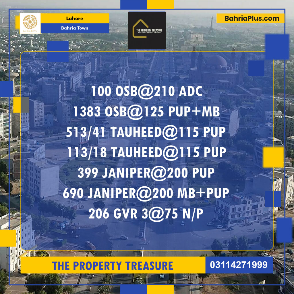 10 Marla Residential Plot for Sale in Bahria Town, Lahore - (BP-274007)