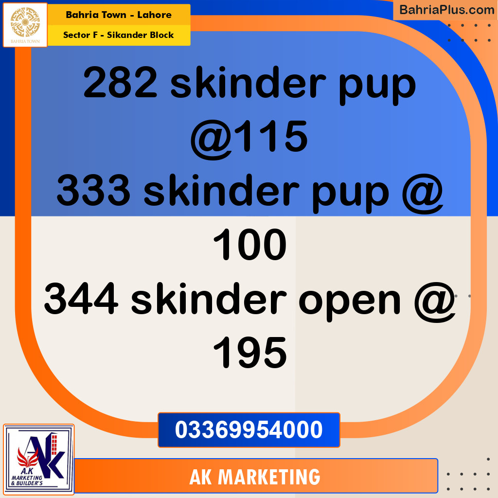 10 Marla Residential Plot for Sale in Sector F - Sikander Block -  Bahria Town, Lahore - (BP-274049)