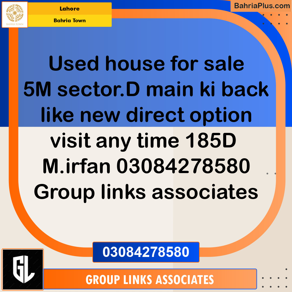 Residential House for Sale in Bahria Town, Lahore - (BP-274295)