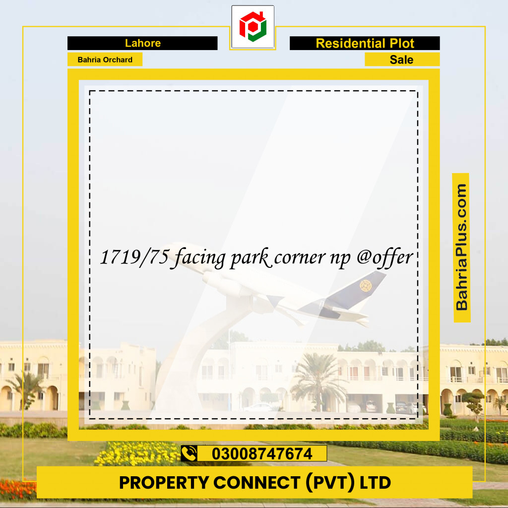 Residential Plot for Sale in Bahria Orchard, Lahore - (BP-274395)