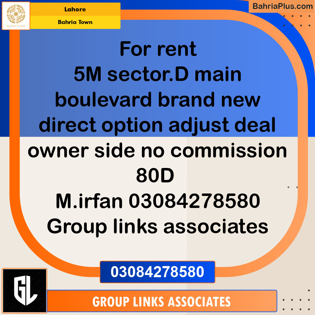 Residential House for Rent in Bahria Town, Lahore - (BP-274445)