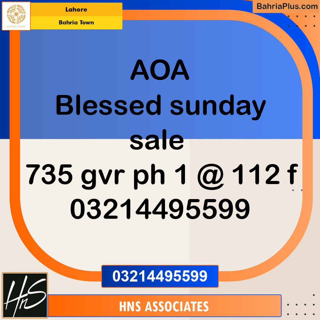 Residential Plot for Sale in Bahria Town, Lahore - (BP-275002)