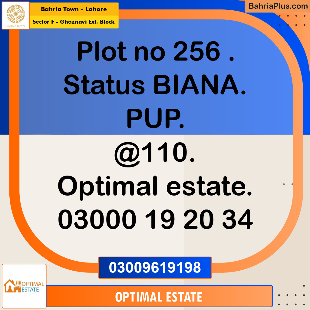 10 Marla Residential Plot for Sale in Sector F - Ghaznavi Ext. Block -  Bahria Town, Lahore - (BP-275057)