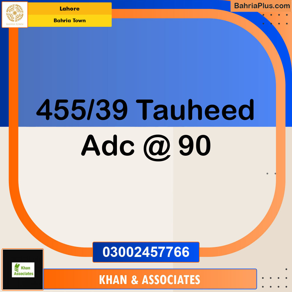 Residential Plot for Sale in Bahria Town, Lahore - (BP-275125)