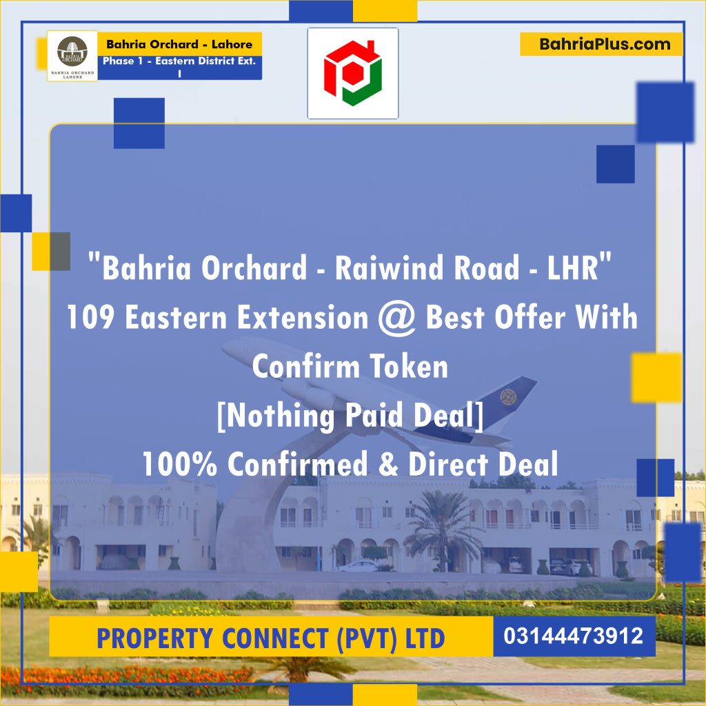 5 Marla Residential Plot for Sale in Phase 1 - Eastern District Ext. I -  Bahria Orchard, Lahore - (BP-275505)