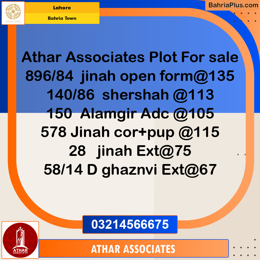 5 Marla Residential Plot for Sale in Bahria Town, Lahore - (BP-275551)