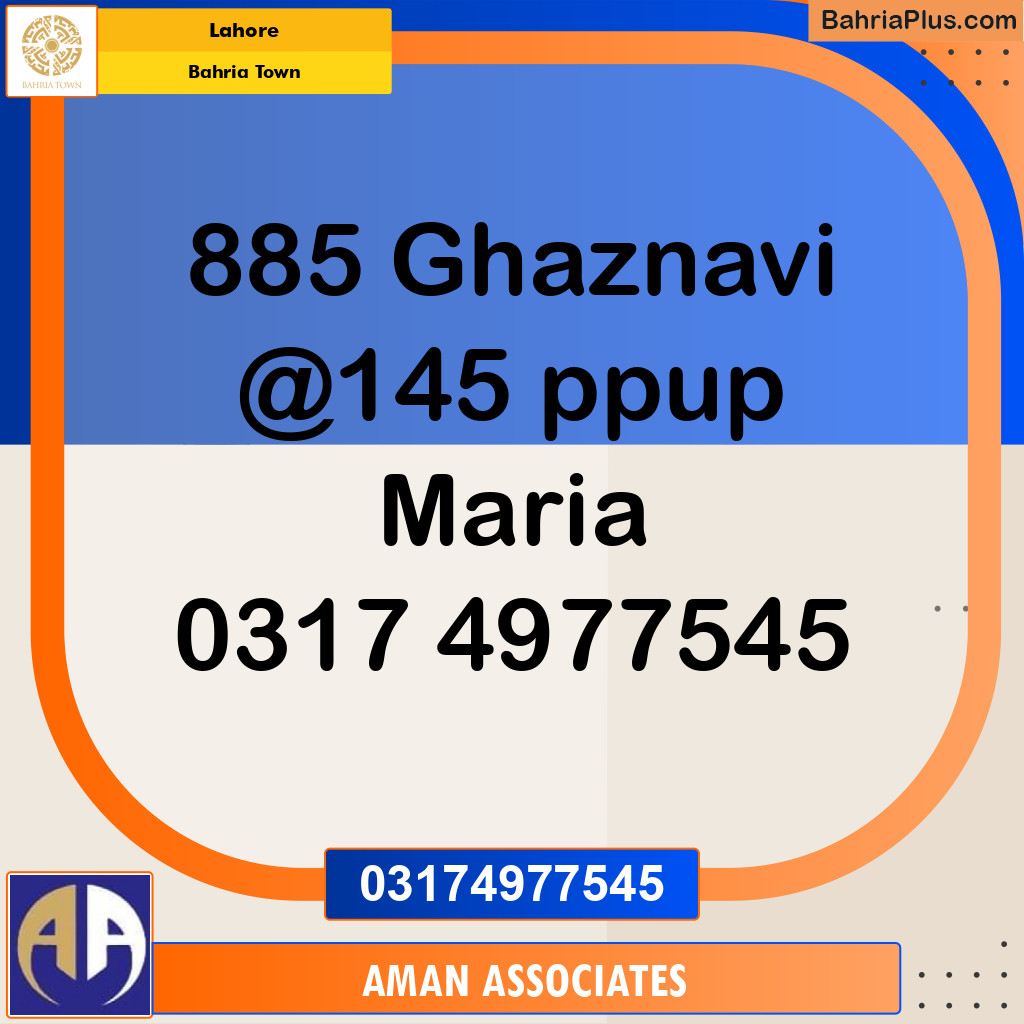 Residential Plot for Sale in Bahria Town, Lahore - (BP-275641)