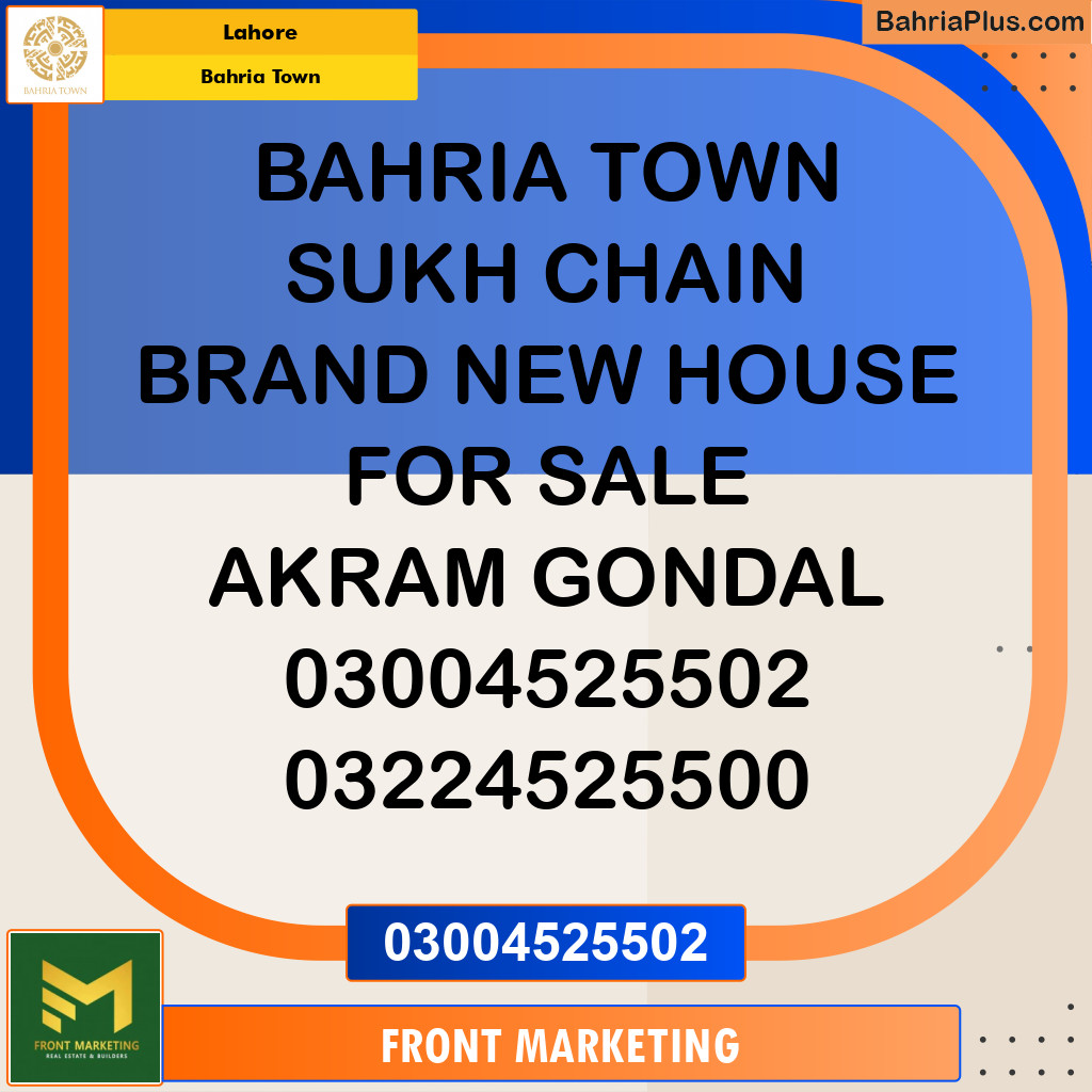 Residential House for Sale in Bahria Town, Lahore - (BP-275765)