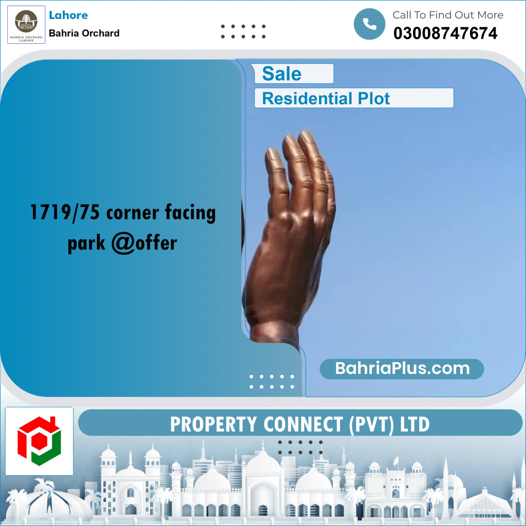 Residential Plot for Sale in Bahria Orchard, Lahore - (BP-276108)
