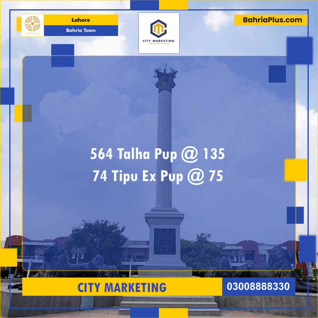 Residential Plot for Sale in Bahria Town, Lahore - (BP-276210)