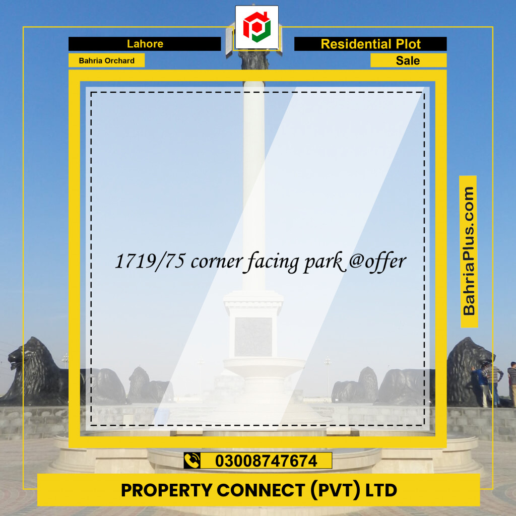 Residential Plot for Sale in Bahria Orchard, Lahore - (BP-276344)