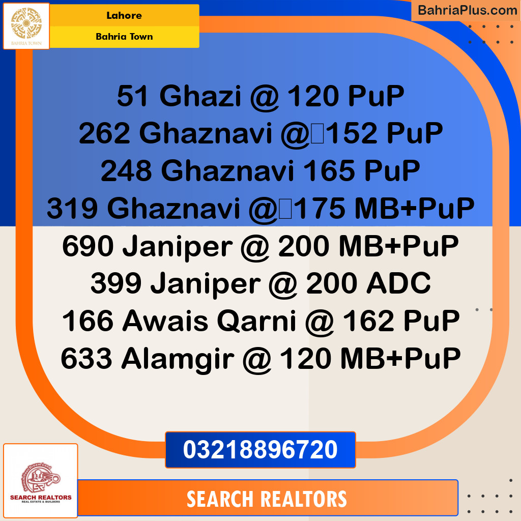10 Marla Residential Plot for Sale in Bahria Town, Lahore - (BP-276755)