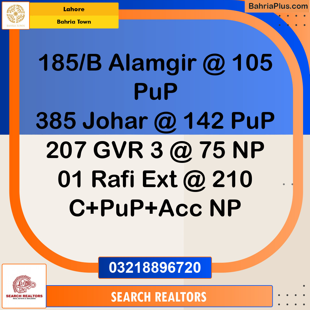 10 Marla Residential Plot for Sale in Bahria Town, Lahore - (BP-276756)