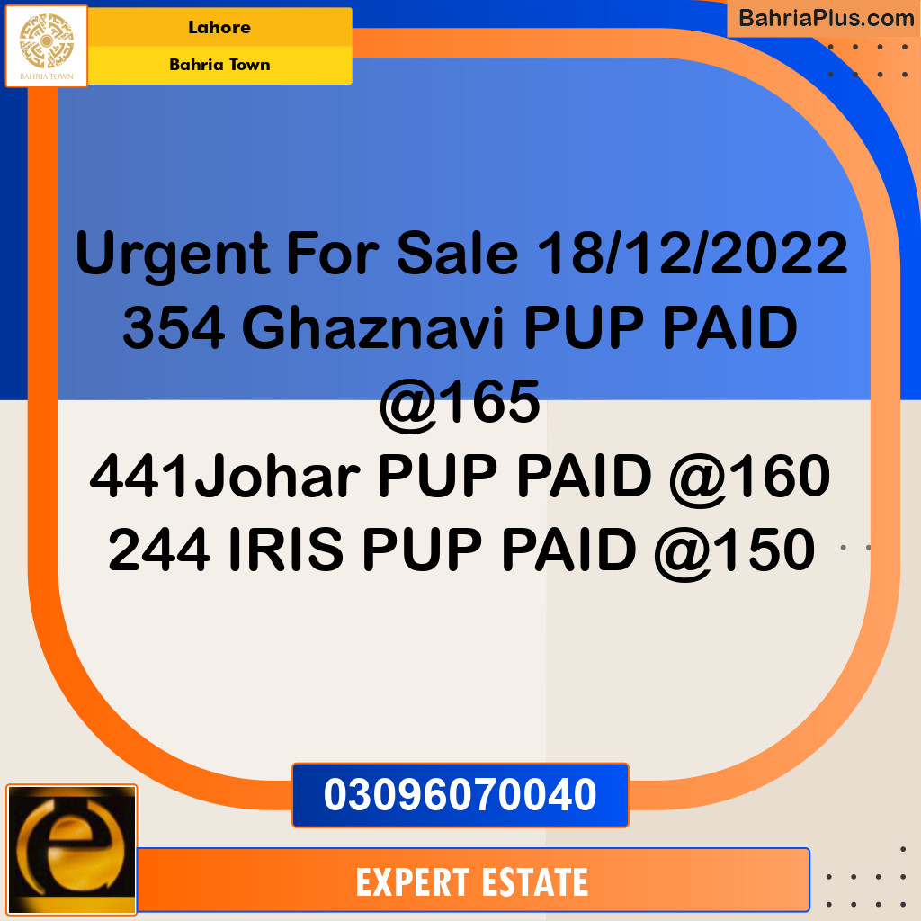10 Marla Residential Plot for Sale in Bahria Town, Lahore - (BP-276792)