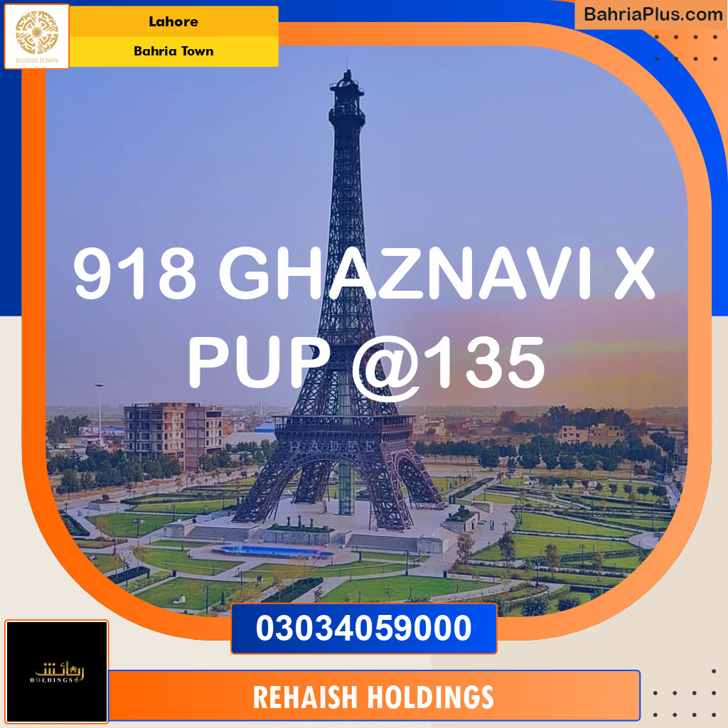 Residential Plot for Sale in Bahria Town, Lahore - (BP-276982)