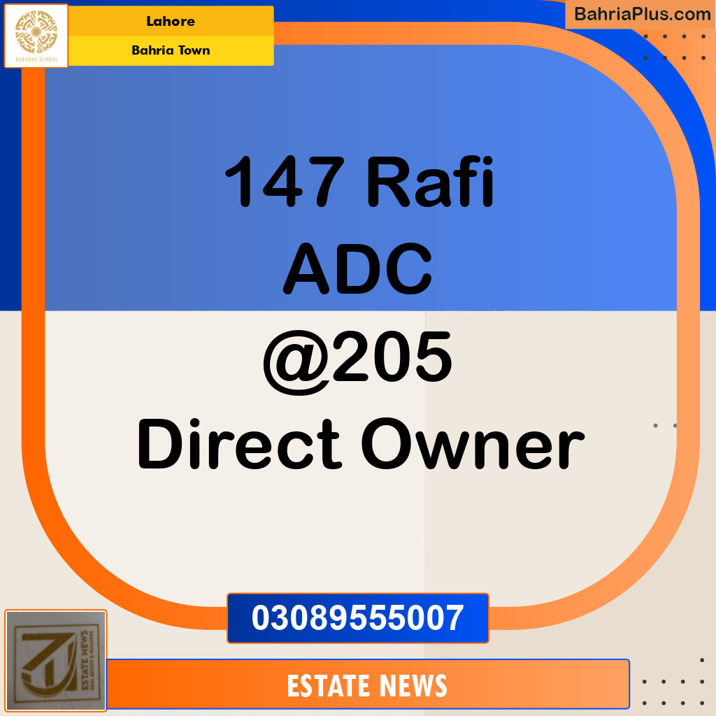Residential Plot for Sale in Bahria Town, Lahore - (BP-277258)