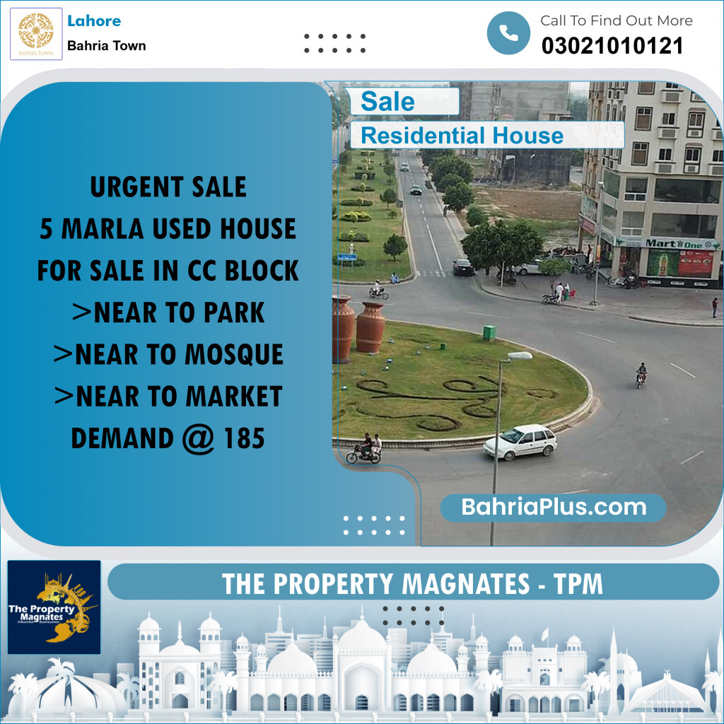 Residential House for Sale in Bahria Town, Lahore - (BP-277316)