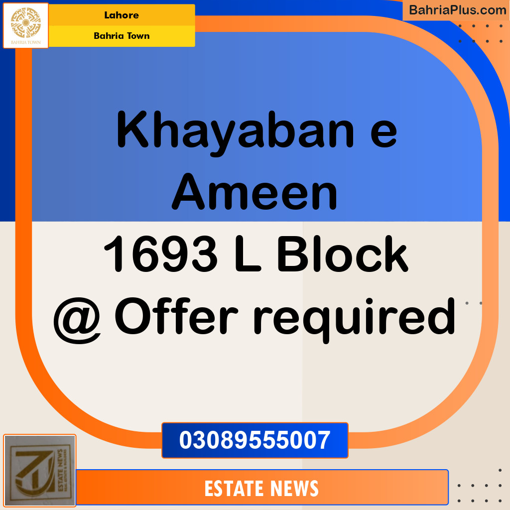 Residential Plot for Sale in Bahria Town, Lahore - (BP-277407)
