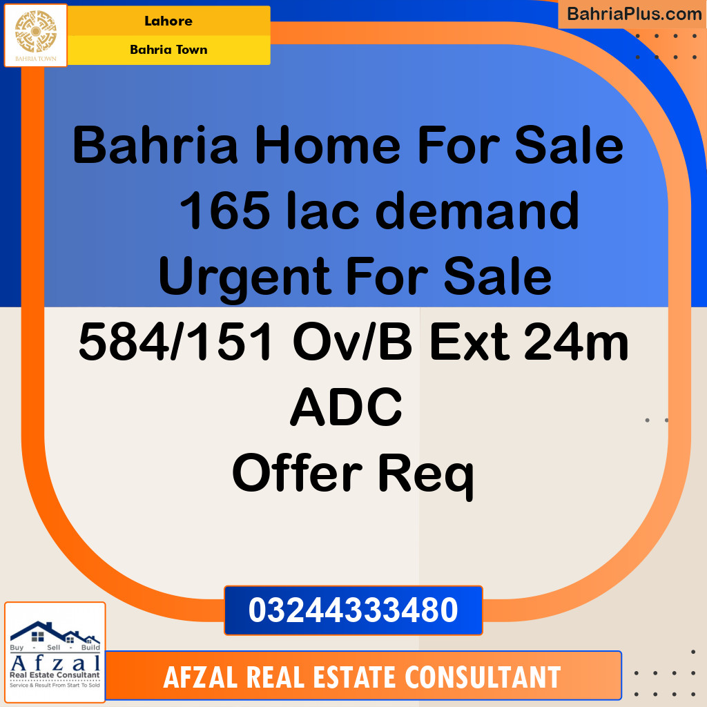 Residential Plot for Sale in Bahria Town, Lahore - (BP-277418)