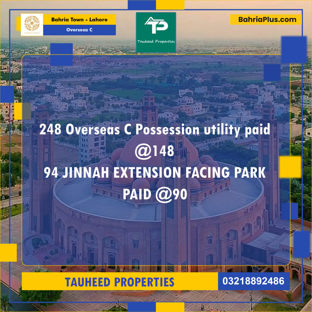10 Marla Residential Plot for Sale in Overseas C -  Bahria Town, Lahore - (BP-277477)