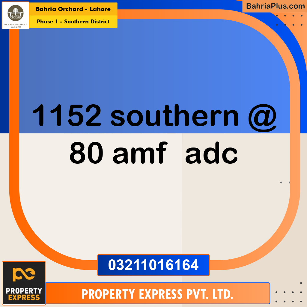 8 Marla Residential Plot for Sale in Phase 1 - Southern District -  Bahria Orchard, Lahore - (BP-277515)