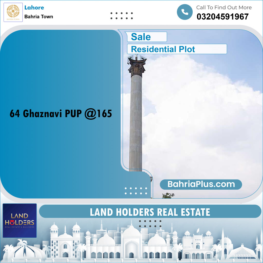 Residential Plot for Sale in Bahria Town, Lahore - (BP-277678)