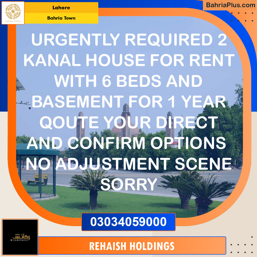 Residential Plot for Sale in Bahria Town, Lahore - (BP-277872)