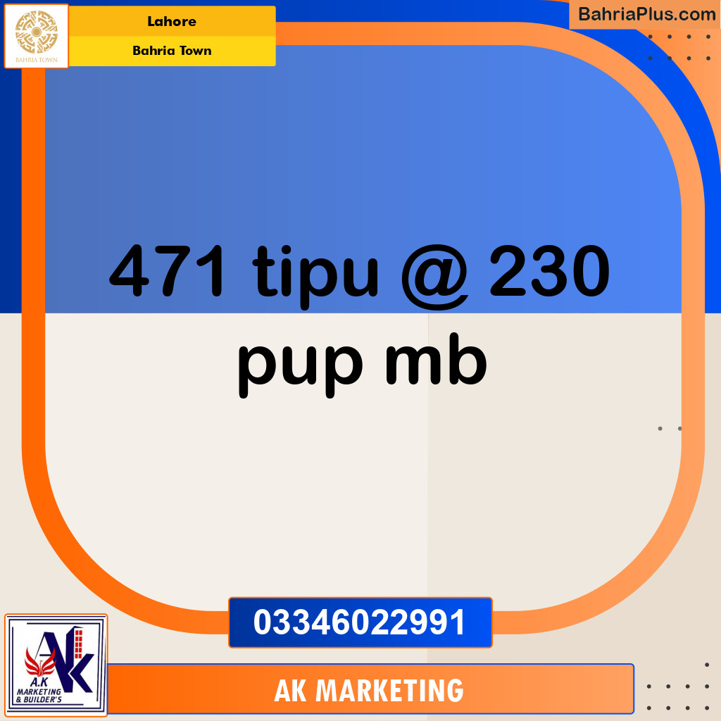 1 Kanal Residential Plot for Sale in Bahria Town, Lahore - (BP-277927)