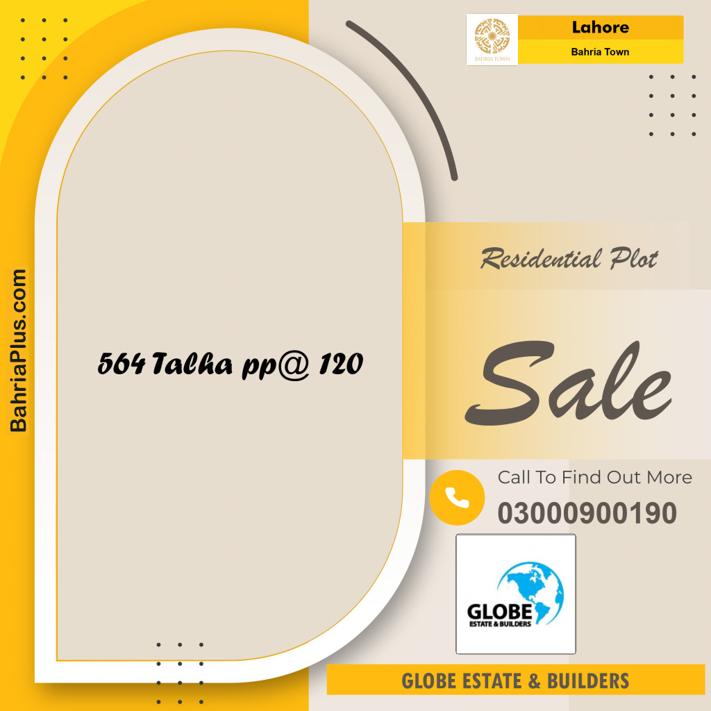 Residential Plot for Sale in Bahria Town, Lahore - (BP-278207)
