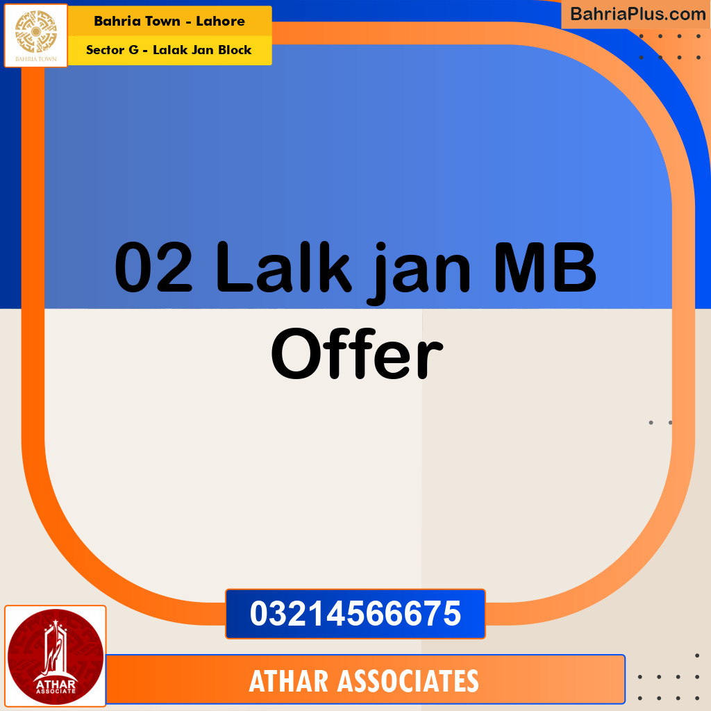 5 Marla Residential Plot for Sale in Sector G - Lalak Jan Block -  Bahria Town, Lahore - (BP-278474)