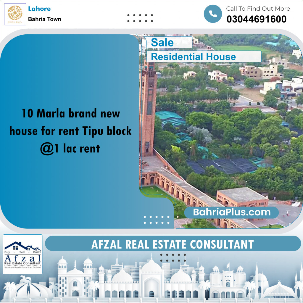Residential House for Sale in Bahria Town, Lahore - (BP-278577)