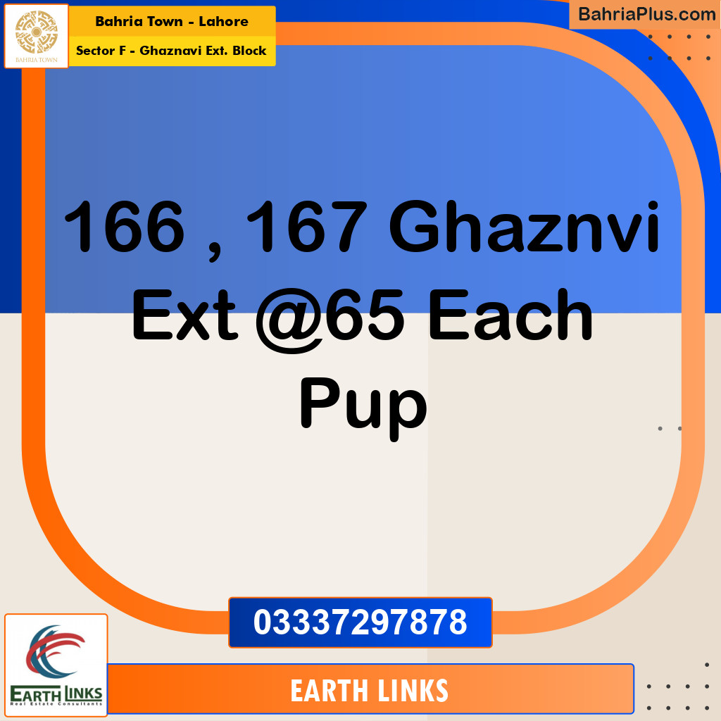 5 Marla Residential Plot for Sale in Sector F - Ghaznavi Ext. Block -  Bahria Town, Lahore - (BP-278662)