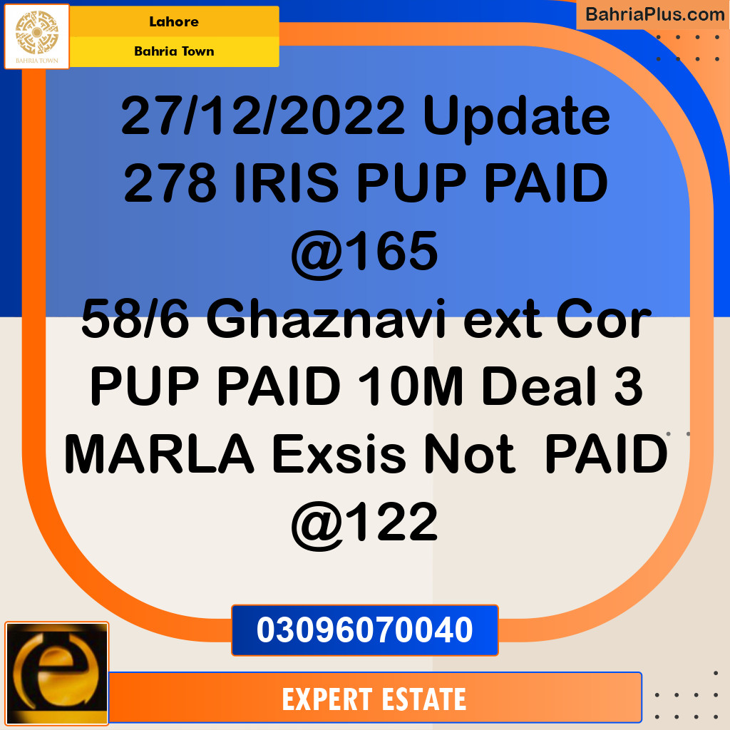 10 Marla Residential Plot for Sale in Bahria Town, Lahore - (BP-278716)