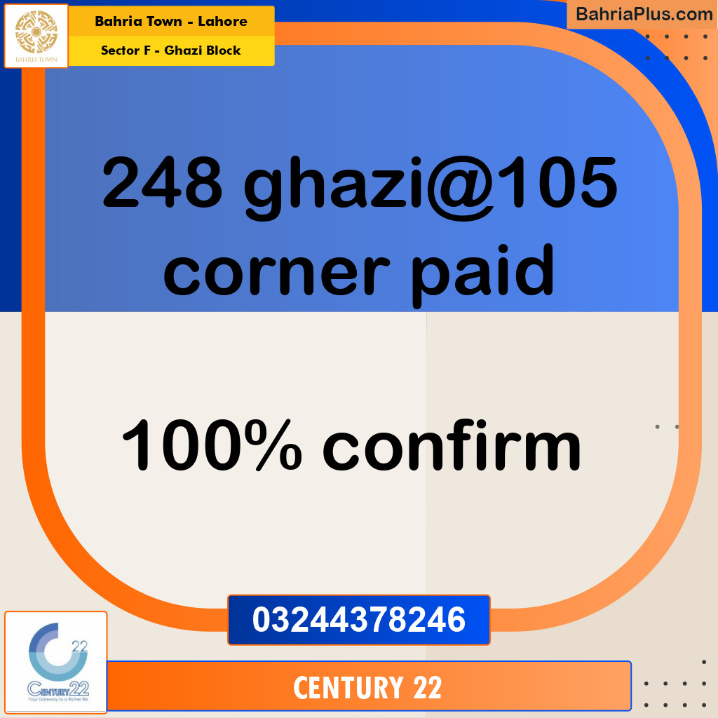 10 Marla Residential Plot for Sale in Sector F - Ghazi Block -  Bahria Town, Lahore - (BP-280534)